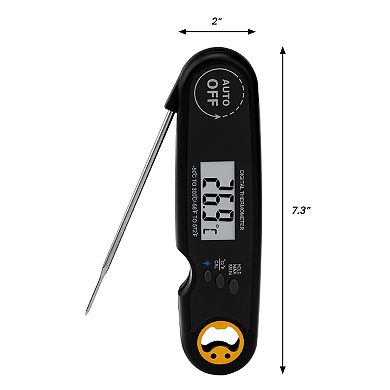 Digital Meat Thermometer, Instant Read Food Thermometer, Cooking Thermometer 7.3x2x1 in