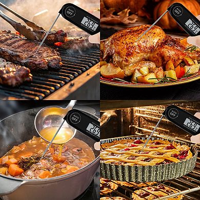 Digital Meat Thermometer, Instant Read Food Thermometer, Cooking Thermometer 7.3x2x1 in