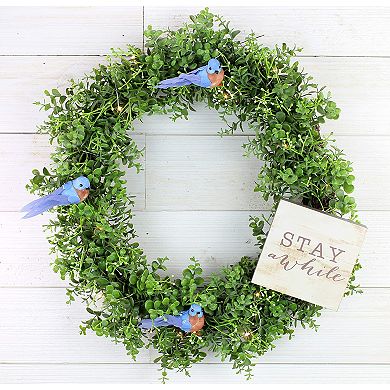 Imitation Bluebirds Artificial Bird Ornaments (6-Pack)