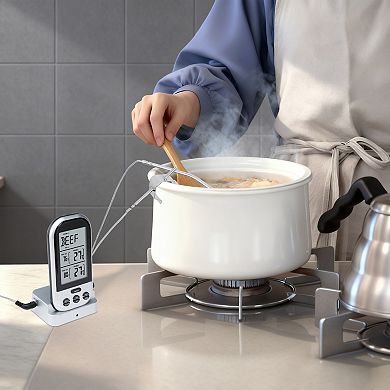 Wireless Meat Thermometer, Instant Read Food Thermometer, Cooking Thermometer 4.7x1x2.5 inch