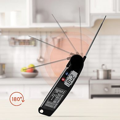 Digital Meat Thermometer, Instant Read Food Thermometer, Cooking Thermometer 10.4x1.6x0.6 in