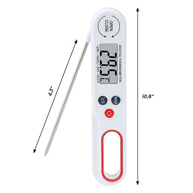 Digital Meat Thermometer, Instant Read Food Thermometer, Cooking Thermometer 10.7in