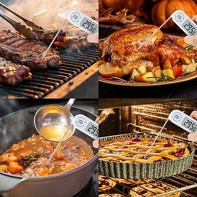Digital Meat Thermometer, Instant Read Food Thermometer, Cooking Thermometer 10.7in