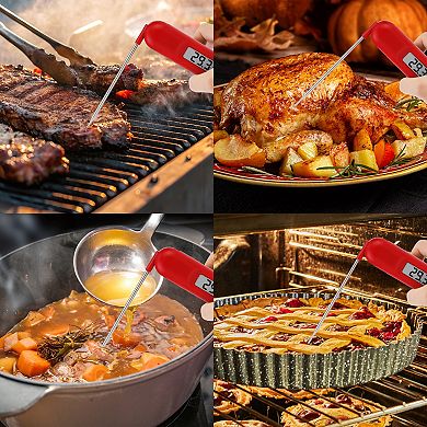 Digital Meat Thermometer, Instant Read Foldable Food Cooking Thermometer 6.1x1.5x0.9 inch