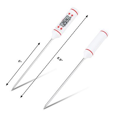 Digital Meat Thermometer, Instant Read Food Thermometer, Cooking Thermometer 8.9in