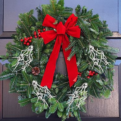 Jingle Bell Greenery Picks (Silver, Set of 3)