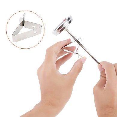 Meat Thermometer, Instant Read Food Thermometer, Waterproof Cooking Thermometer 6in, Silver