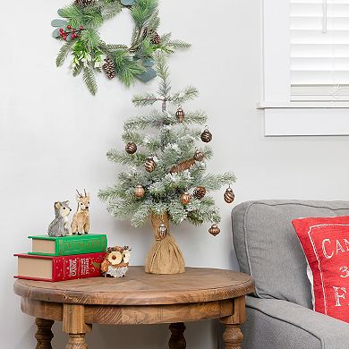 Small Glass Finial Ornaments (Set of 12, Copper)