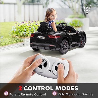 Qaba Maserati Gran Turismo Licensed 12V Kids Electric Car