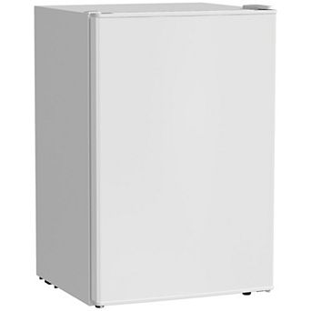 HOMCOM 2.5 Cu.Ft Mini Fridge with Freezer, Small Refrigerator,
