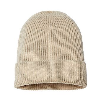 Atlantis Headwear Fine Rib Cuffed Beanie