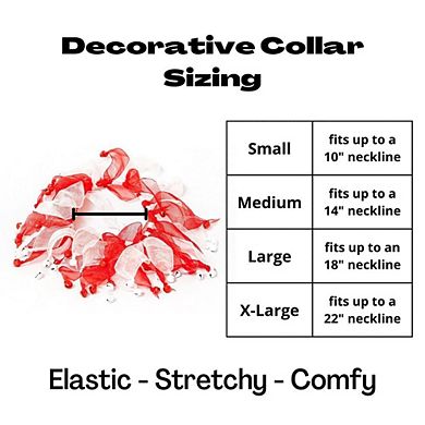 Midlee Candy Cane Christmas Decorative Dog Collar