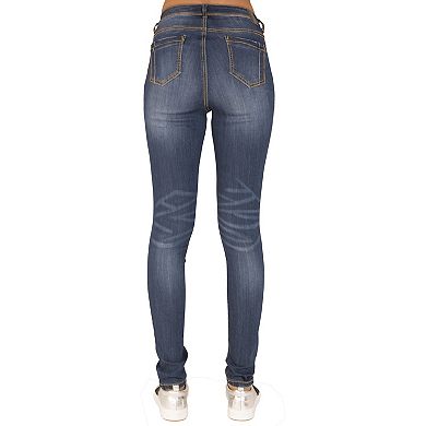 Women's Medium Vintage Stretch Denim Skinny Jeans