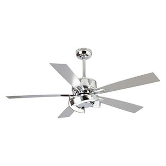52" Modern Unique LED Dimmable LED Ceiling Fan with Light and Remote