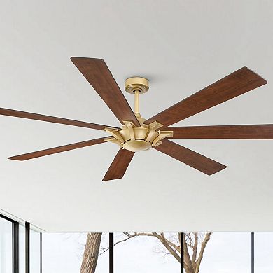72" Farmhouse Wooden 7-Blade Reversible Windmill Ceiling Fan without Light