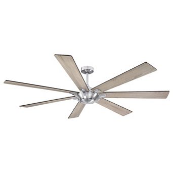 72" Farmhouse Wooden 7-Blade Reversible Windmill Ceiling Fan without Light