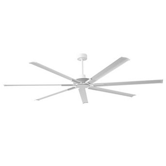 84" Industrial Aluminum 7-Blade Extra Large Ceiling Fan with Remote