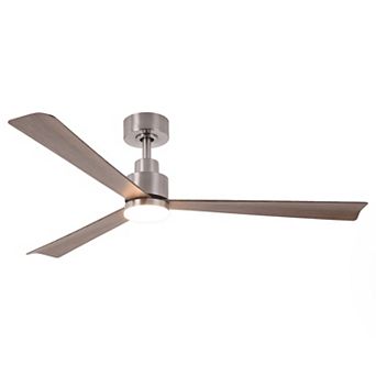 52" Modern 3 CCT Integrated LED Dimmable Ceiling Fan with Light and Remote
