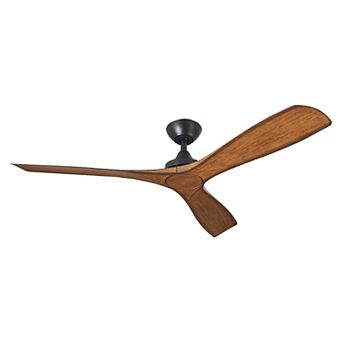 52" Modern Indoor Outdoor Propeller Ceiling Fan with Remote, No Light