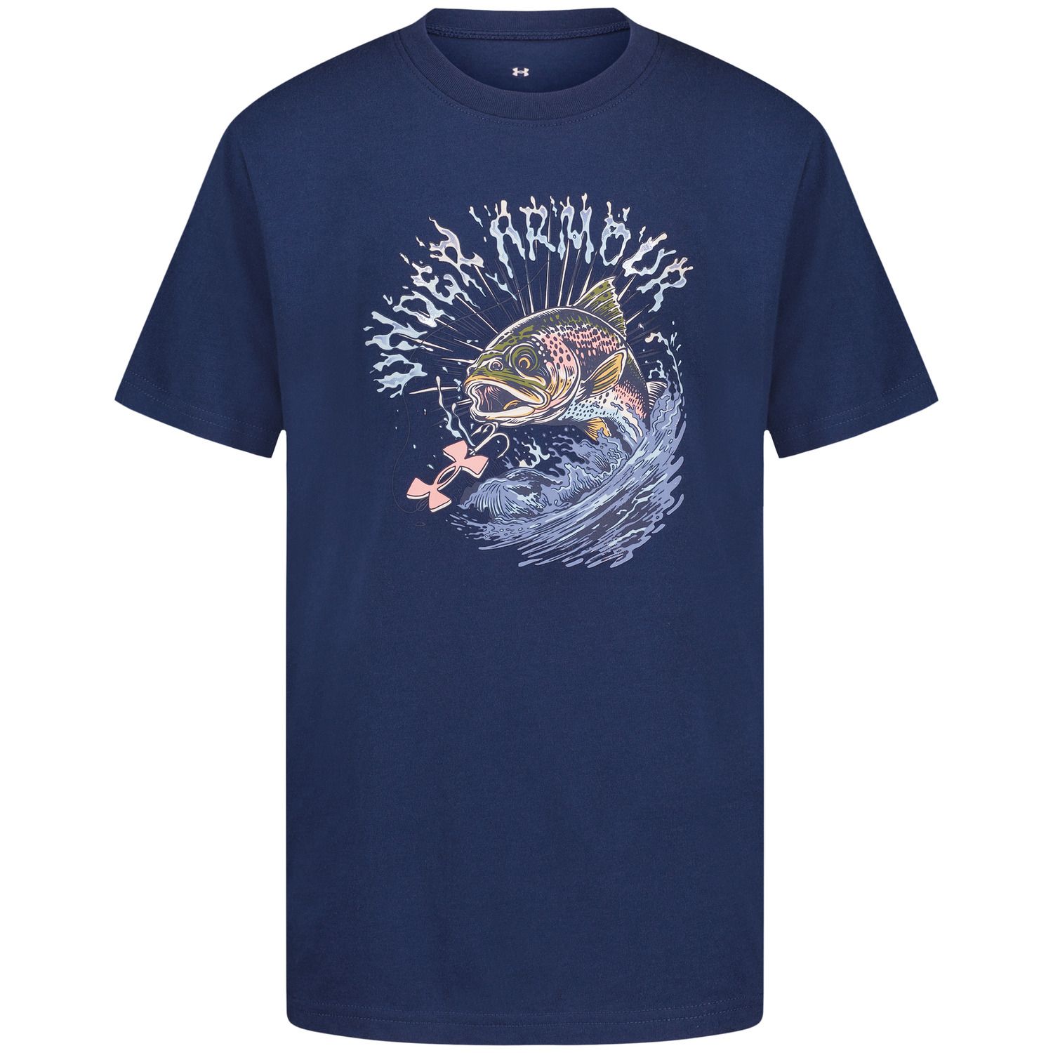 Футболка Under Armour Trout Jump Graphic для мальчиков — фото 1
