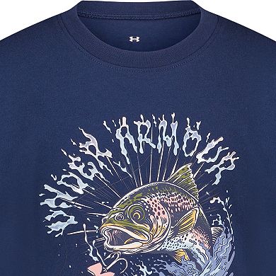 Boys 8-20 Under Armour Trout Jump Graphic Tee
