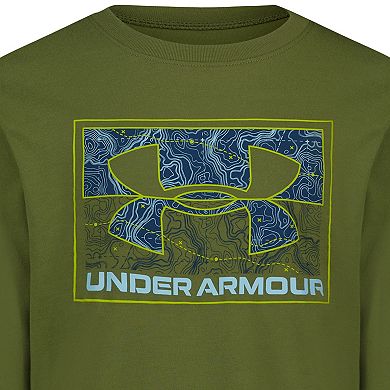 Boys 8-20 Under Armour Logo Core Cuff Long Sleeve Tee