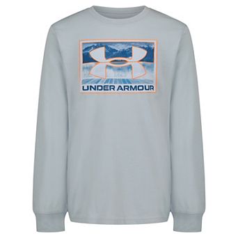 Boys 8-20 Under Armour Logo Core Cuff Long Sleeve Tee