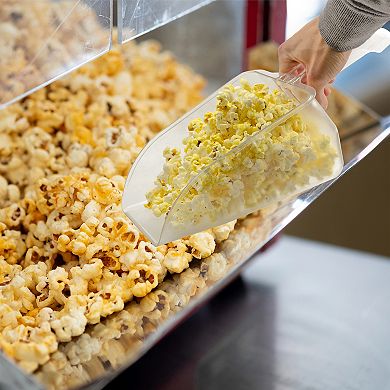 Commercial Ice Scoop with Metal Holder; 58oz Capacity for Ice or Ingredients