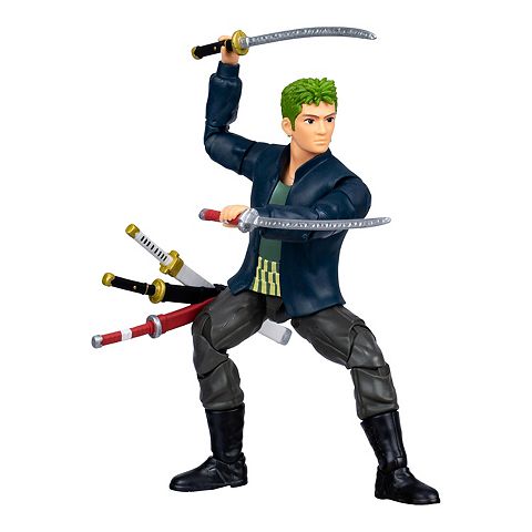 Детские фигурки One Piece Roronoa Zoro Action Figure With Swords