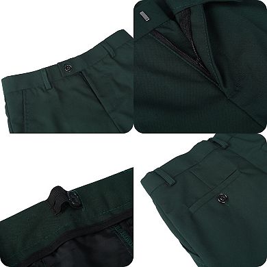 Boys 5-16 2 pc Slim Fit One-Button Suit Set Blazer + Pants Formal Wedding