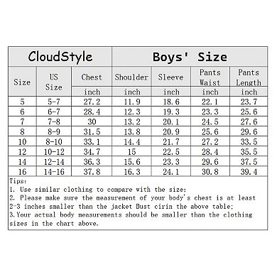Boys 5-16 2 pc Slim Fit One-Button Suit Set Blazer + Pants Formal Wedding