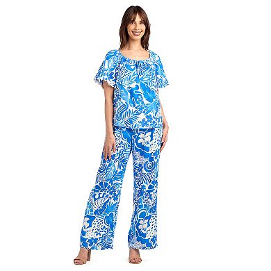 Women's AB Studio Bubble Elastic Hem Top