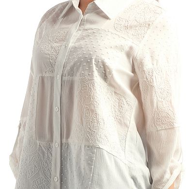 Women's AB Studio Three-Quarter Sleeve Tunic