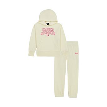 Baby & Toddler Girl Under Armour Rival Fleece Hooded Sweatshirt & Pants Set