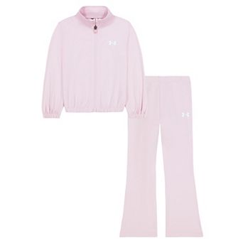 Baby & Toddler Girl Under Armour 3 pc Full-Zip Jacket, T-Shirt & Pants Set