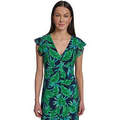 Women's Harper Rose Jersey Chiffon Midi Dress