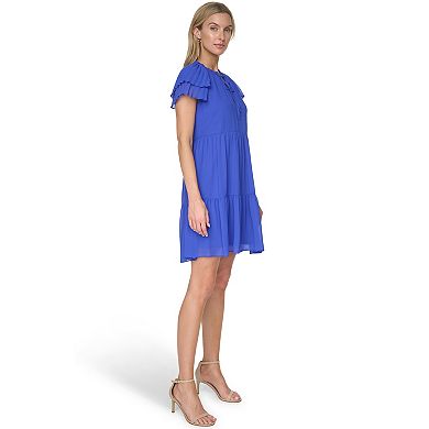Women's Harper Rose Ruffle Sleeve Tiered Mini Dress