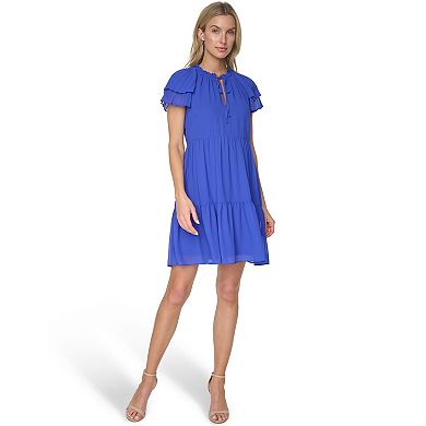 Women's Harper Rose Ruffle Sleeve Tiered Mini Dress
