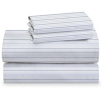 California Design Den 100% Organic Cotton Sheet Set - Crisp Percale Weave, Deep Pockets