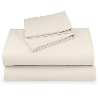 California Design Den 100% Organic Cotton Sheet Set - Cool and Crisp Percale Weave, Deep Pockets