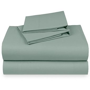 California Design Den 100% Organic Cotton Sheet Set - Crisp Percale Weave, Deep Pockets