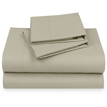 California Design Den 100% Organic Cotton Sheet Set - Crisp Percale Weave, Deep Pockets