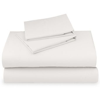 California Design Den 100% Organic Cotton Sheet Set - Crisp Percale Weave, Deep Pockets
