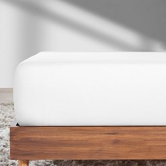 California Design Den Deep Pocket Fitted Sheet Only - Soft 100% Cotton Sateen, All Around Elastic