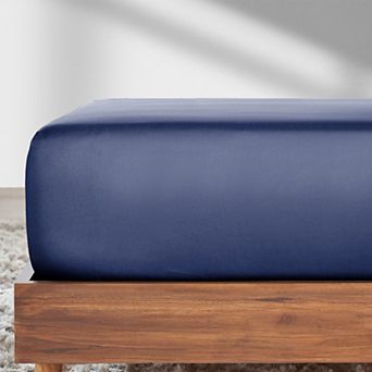 California Design Den Deep Pocket Fitted Sheet Only - Soft 100% Cotton Sateen, All Around Elastic