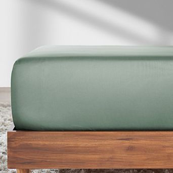 California Design Den Deep Pocket Fitted Sheet Only - Soft 100% Cotton Sateen, All Around Elastic