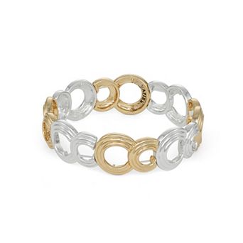 Napier Two-Tone Stretch Bracelet