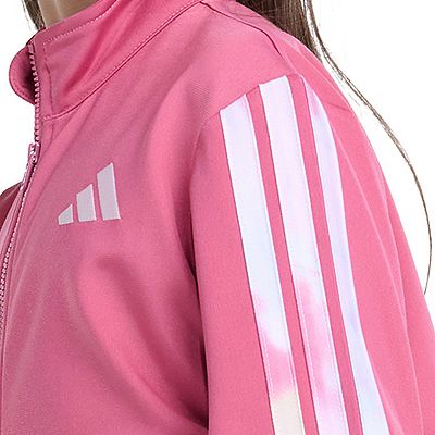 Girls 4-6x adidas 2-Piece Long Sleeve 3-Stripe Jacket & Wide Leg