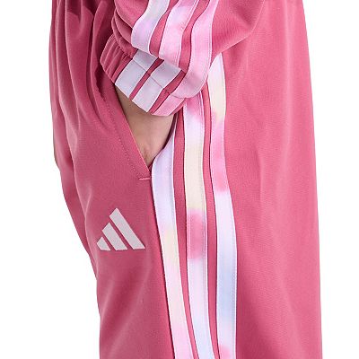 Girls 4-6x adidas 2-Piece Long Sleeve 3-Stripe Jacket & Wide Leg