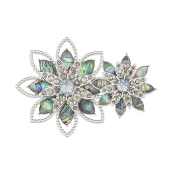 Napier Abalone Flower Pin